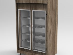 bakery 2 doors refrigerator Modelo 3D