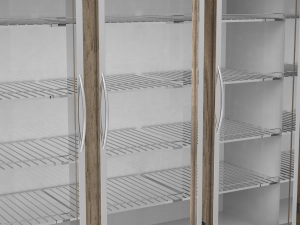3 doors bakery display refrigerator 3Dモデル