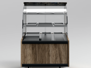 hot food bakery showcase Modelo 3D