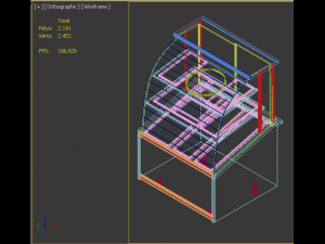 hot food bakery showcase Modelo 3D