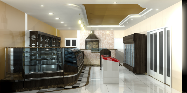 bakery scene Modelo 3D .c4d .max .obj .3ds .fbx .stl .blend 