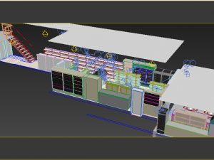 bakery full scene 2 3D Model