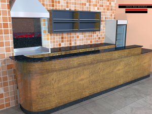 bakery full scene 2 3D Model