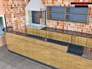 bakery full scene 2 3D Model