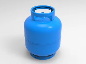 газовий балон для приготування скрапленого газу 3D Модель
