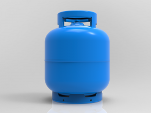lpg cooking gas bottle cylinder 3Dモデル