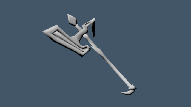 batlle axe 3D Model .c4d .max .obj .3ds .fbx .stl .blend 