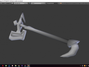 batlle axe 3D Model