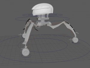fic&ccedil;&atilde;o cient&iacute;fica de drone Modelo 3D