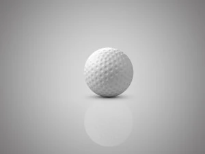 bola de golfe Modelo 3D