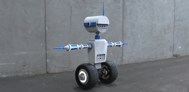 camera robot 3D Model .c4d .max .obj .3ds .fbx .stl .blend 