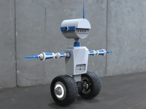 rob&ocirc; c&acirc;mera Modelo 3D