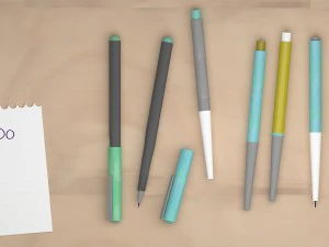 pen collection 3D Model