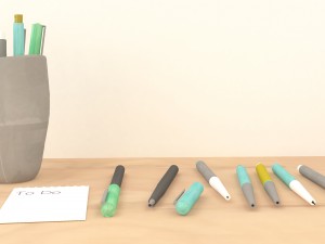 pen collection 3D Модель