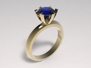 engagement ring Modelo de Impressão 3D
