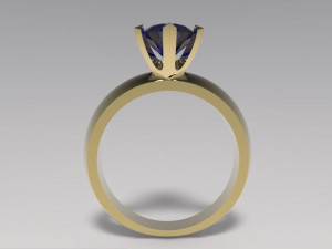 engagement ring Modelo de Impressão 3D