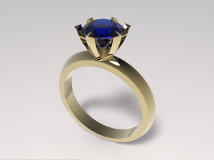engagement ring Modelo de Impressão 3D