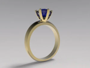 engagement ring 3D Print Model