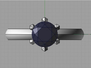 engagement ring Modelo de Impressão 3D