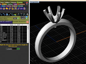 engagement ring 3D Print Model