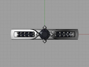 engagement ring 3D-printmodel