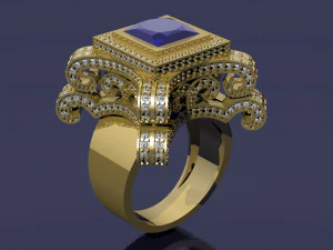 anel Modelo de Impressão 3D