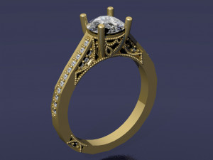 ring tacori Modelo de Impressão 3D