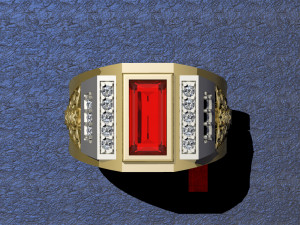 man ring 3D 프린트 모델