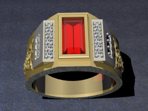 man ring 3D 프린트 모델