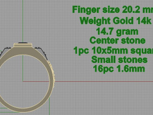 man ring 3D 프린트 모델