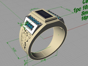 man ring 3D 프린트 모델