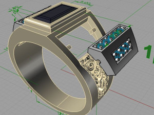 man ring 3D 프린트 모델
