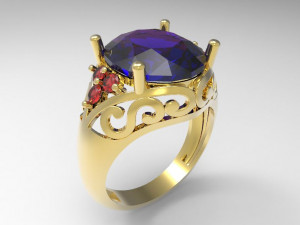 ring Modelo de Impressão 3D
