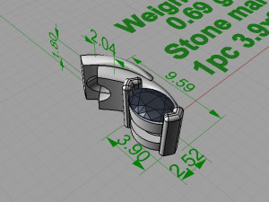 pendant Modello di stampa 3D