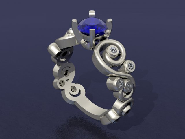 ring Modello di stampa 3D .c4d .max .obj .3ds .fbx .stl .blend 