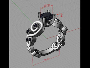 ring Modello di stampa 3D