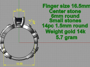 ring Modello di stampa 3D