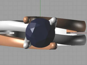 2 tone ring 3D Print Model