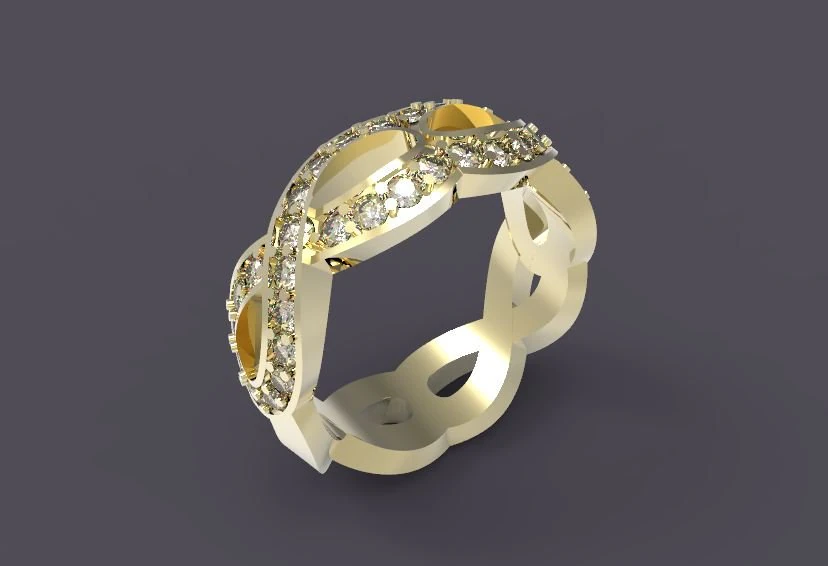 band 3D Print Model .c4d .max .obj .3ds .fbx .stl .blend 