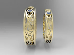 wedding bands 3D Print Model