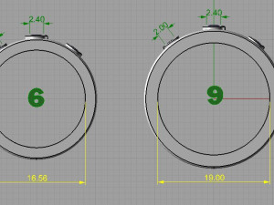 wedding bands Modèles 3D en vedette