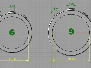 wedding bands 3D Print Model