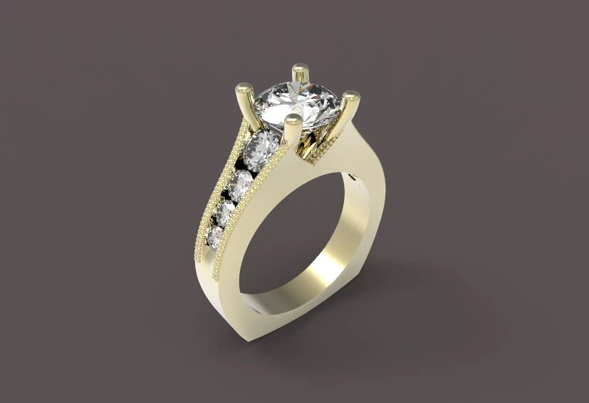 ring 3D Print Model .c4d .max .obj .3ds .fbx .stl .blend 