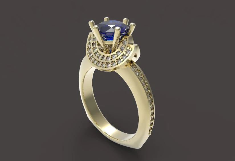 ring 3D Print Model .c4d .max .obj .3ds .fbx .stl .blend 