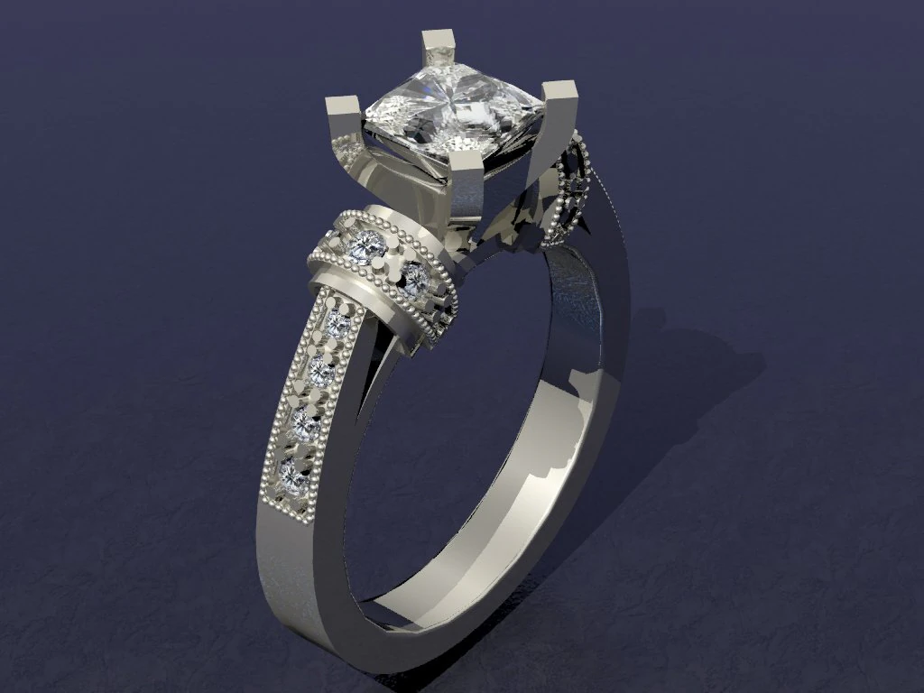 ring 3D Print Model .c4d .max .obj .3ds .fbx .stl .blend 