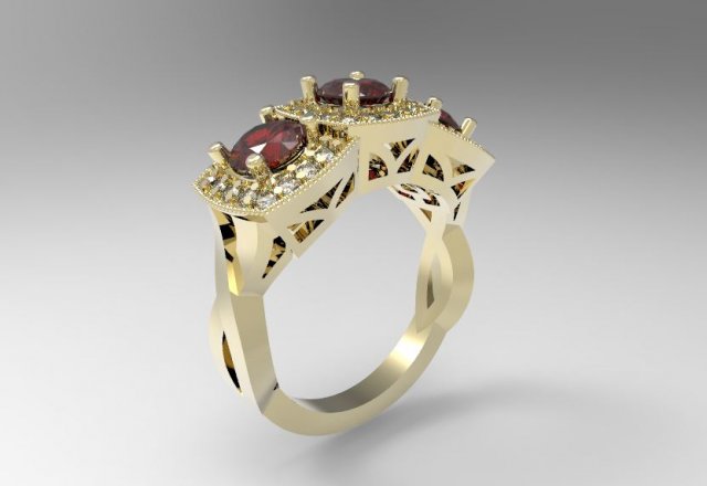 ring Modèles 3D en vedette .c4d .max .obj .3ds .fbx .stl .blend 