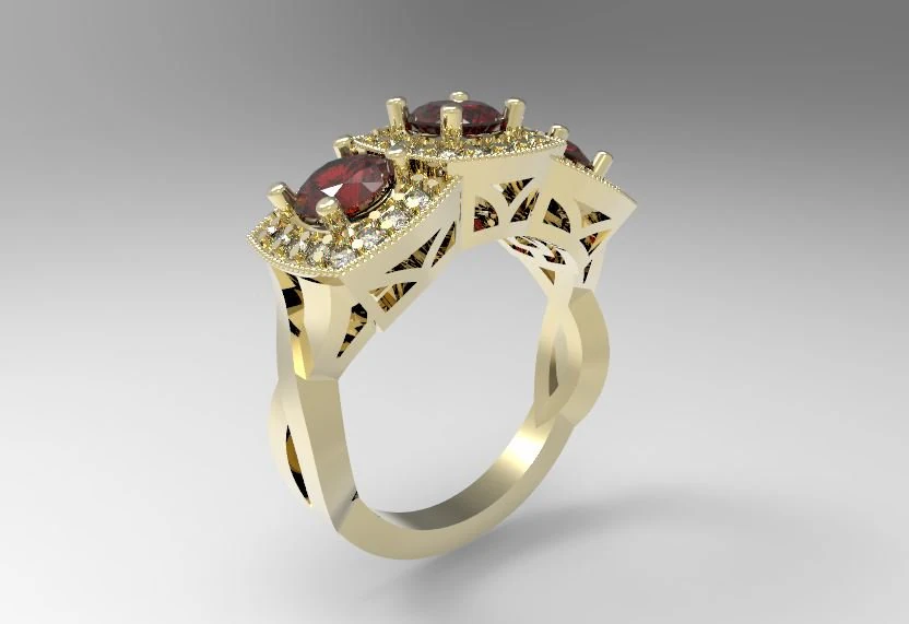 ring 3D Print Model .c4d .max .obj .3ds .fbx .stl .blend 
