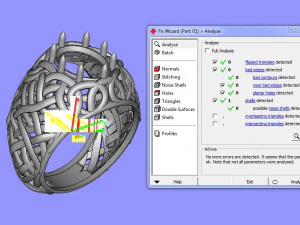 ring with oval stone 3D Print Model