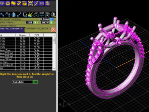 3 stone ring 3D Print Model