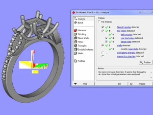 3 stone ring 3D Print Model